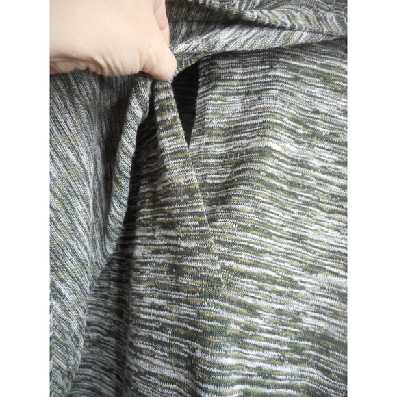 Lightweight  Green Turtleneck Nursing Sweater Sz XL Maternity Breast Feeding Top - Picture 3 of 6